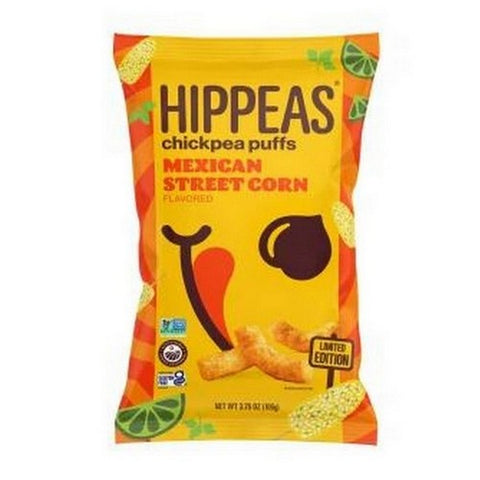 Hippeas, Mexican Street Corn Chickpea Puff, 3.75 Oz (Case Of 12)