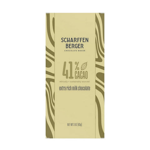 Extra Rich Milk Fine Artisan Chocolate 3 Oz (Case Of 12) by Scharffen Berger