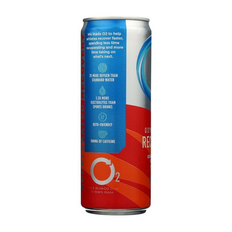 O2, O2 Sports Recovery Drink Grapefruit Ginger, 12 Oz (Case Of 12)