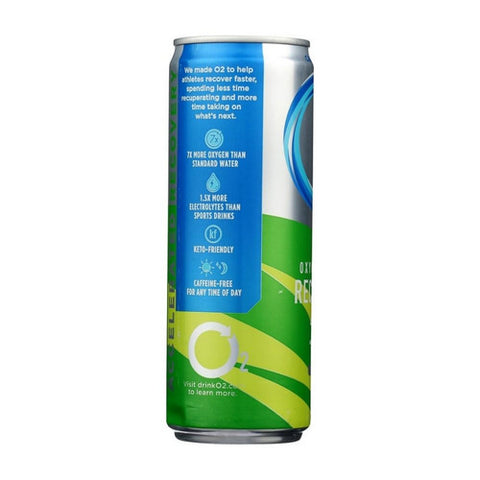 O2, O2 Sports Recovery Drink Lemon Lime, 12 Oz (Case Of 12)