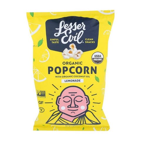 Organic Popcorn Lemonade 5 Oz (Case Of 12) by Lesser Evil