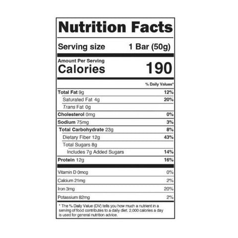 Trubar, Oh Oh Cookie Dough Protein Bar, 1.76 Oz (Case Of 12)