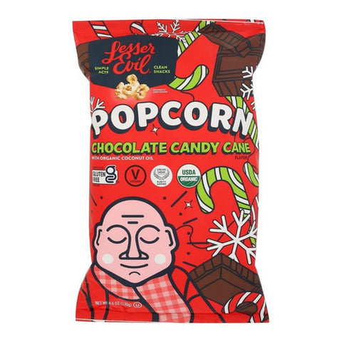 Organic Le Chocolate Candycorn Popcorn 4.6 Oz (Case Of 12) by Lesser Evil