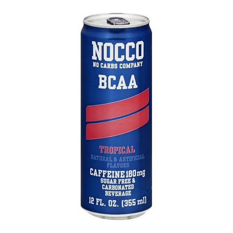 Tropical Caffeinated Carbonated Beverage 12 Oz (Case Of 12) by NOCCO