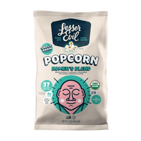 Popcorn Homer’s Blend 4.6 Oz (Case Of 12) by Lesser Evil