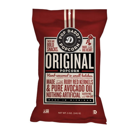 Original Popcorn 5 Oz (Case Of 12) by Pop Daddy Snacks