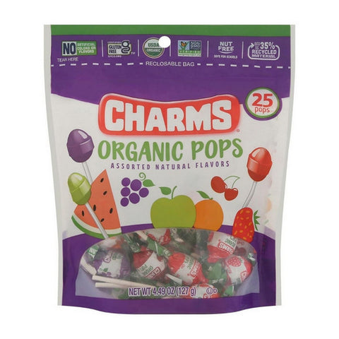 Organic Assorted Pops 4.49 Oz (Case Of 6) by Charms