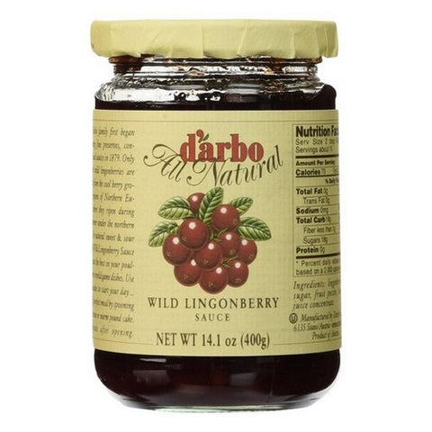 Darbo, Wild Lingonberry Sauce, 14.1 Oz (Case Of 6)