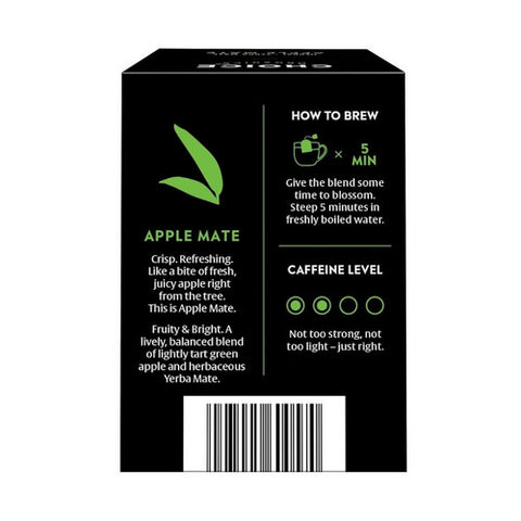 Choice Organic Teas, Herbal Yerba Mate Tea Apple Mate, 16 Tea (Case Of 6)