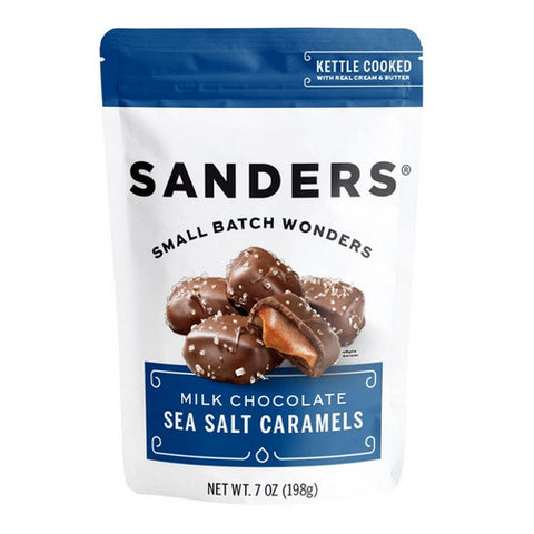Sea Salt Caramel Milk Chocolate 7 Oz (Case Of 6) by Sanders