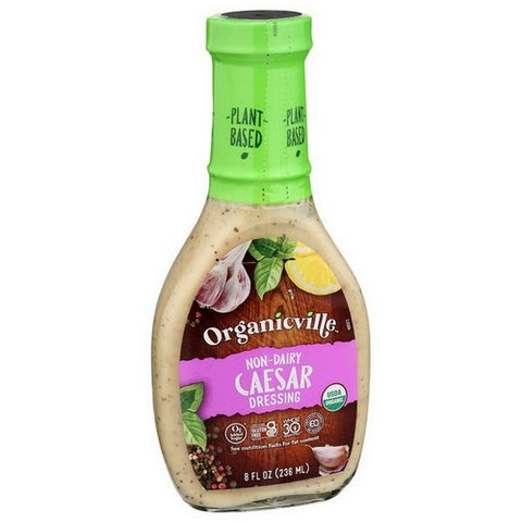 Organicville, Organic Non-Dairy Caesar Dressing, 8 Oz (Case Of 6)