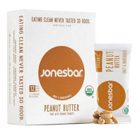 Jonesbar, Organic Peanut Butter Bar, 1.7 Oz (Case Of 12)