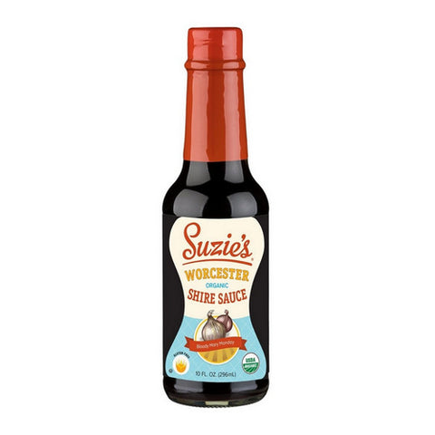 Organic Worcester Shire Sauce 10 Oz (Case of 6) by Suzies