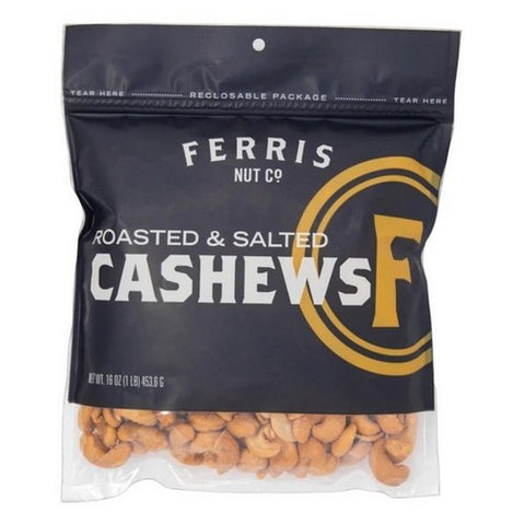 Ferris, Cashews Roasted Salted, 16 Oz (Case Of 12)