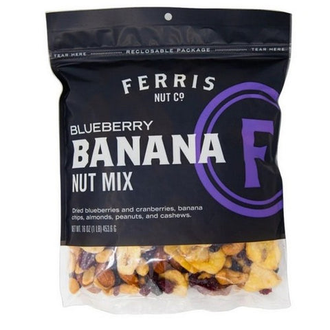 Ferris, Deluxe Blueberry Banana Nut Mix, 16 Oz (Case Of 12)