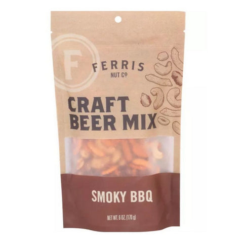 Ferris, Craft Beer Nut Mix Smooky BBQ, 6 Oz (Case Of 12)