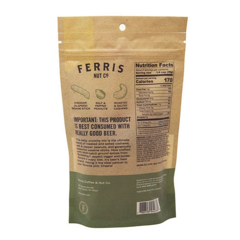 Ferris, Craft Beer Nut Mix Cheddar Jalapeno, 6 Oz (Case Of 12)