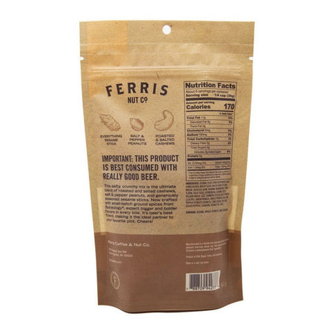 Ferris, Craft Beer Nut Mix Everything, 6 Oz (Case Of 12)