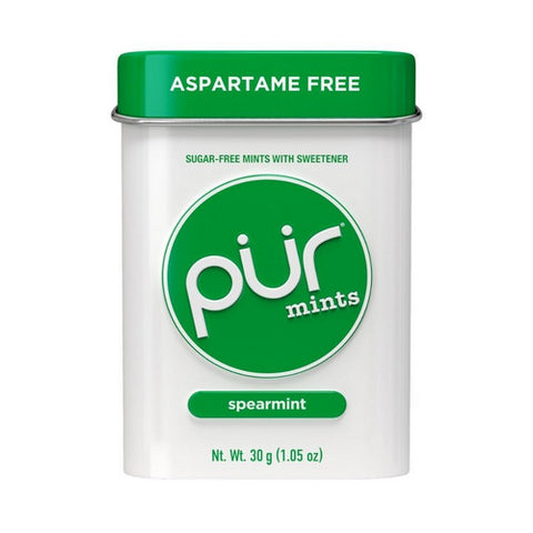 Pur Mints Sugar Free Spearmint 1.05 Oz (Case Of 12) by Pure Mints Gum