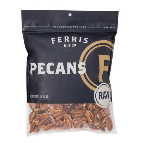 Ferris, Peacans Raw, 16 Oz (Case Of 12)