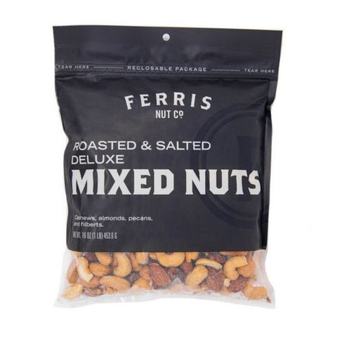 Ferris, Roasted Salted Deluxe Mixed Nuts, 16 Oz (Case Of 12)