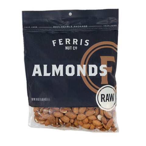 Almonds Raw 16 Oz (Case Of 12) by Ferris