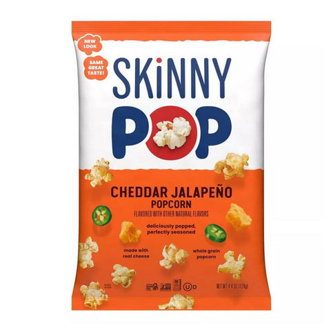 Cheddar Jalapeno Popcorn 4.4 Oz (Case Of 12) by Skinny Pop