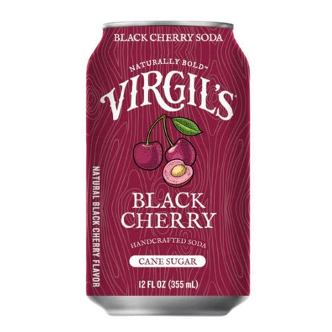 Virgils, Black Cherry Soda, 12 Oz X 4 (Case Of 6)