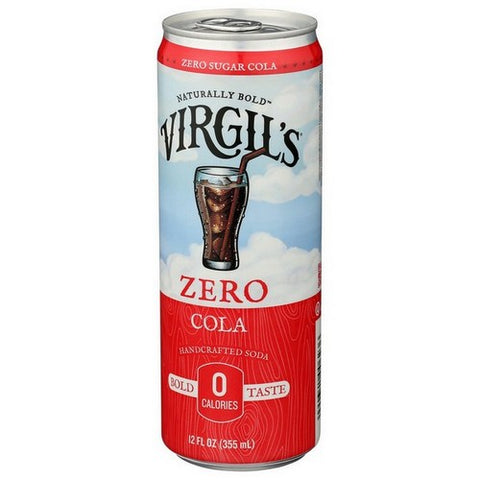 Virgils, Cola Soda Zero Sugar, 12 Oz X 4 (Case Of 6)
