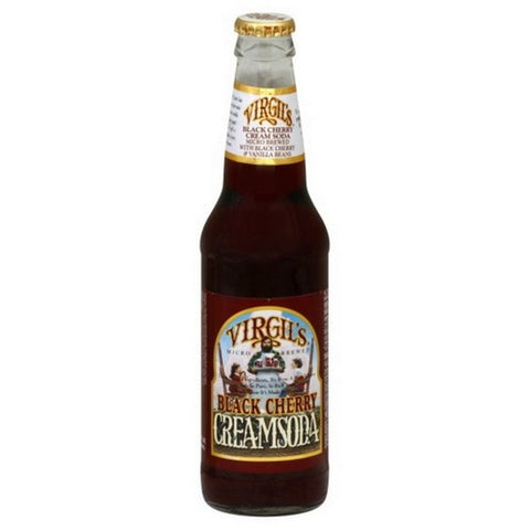 Virgils, Black Cherry Cream Soda, 12 Oz X 4 (Case Of 6)