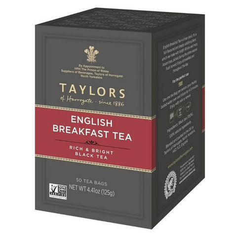 Taylors Of Harrogate, English Breakfast Tea Bags, 4.41 Oz(Case Of 6) Taylors Of Harrogate