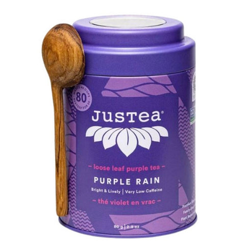 JusTea, Purple Rain Loose Leaf Purple Tea, 2.8 Oz (Case Of 6)