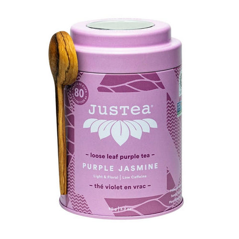 JusTea, Purple Jasmine Loose Leaf Purple Tea, 3.2 Oz (Case Of 6)