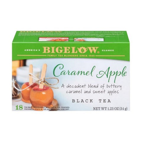 Bigelow, Caramel Apple Black Tea Box, 18 Bag (Case Of 6)