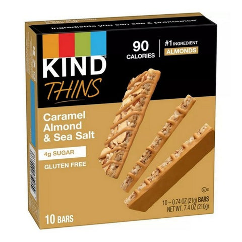 Thins Caramel Almond Sea Salt 7.4 Oz (Case Of 6) by Kind