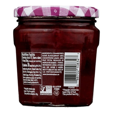 Bonne Maman, Strawberry Fruit Spread, 11.8 Oz (Case Of 6)