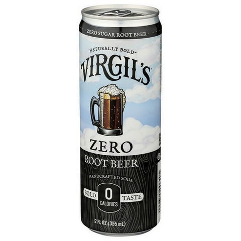 Virgils, Root Beer Zero Sugar, 12 Oz X 4 (Case Of 6)