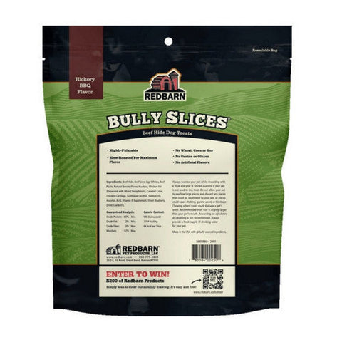 Redbarn Pet Products, Redbarn Pet Products Natural Bully Slices Dog Treat, Hickory BBQ,  9 Ounces Redbarn Pet Products
