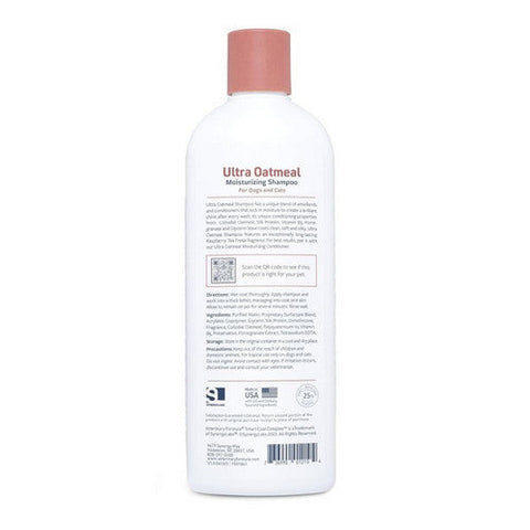 Synergy Labs, Synergy Labs Veterinary Formula Smart Coat Complex Ultra Oatmeal Moisturizing Shampoo, 17 Oz Synergy Labs