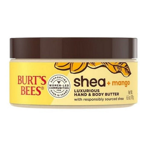 Burts Bees, Shea And Mango Luxurious Hand And Body Butter, 6.5 Oz