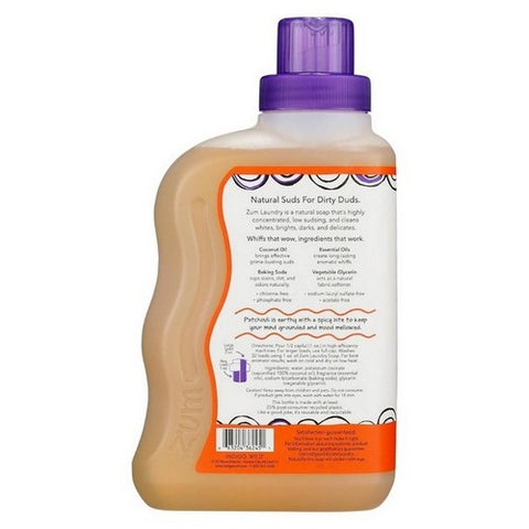 Zum, Clean Laundry Soap Patchouli, 32 Oz (Case Of 8)