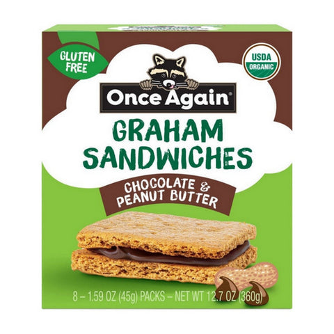 Once Again, Organic Peanut Butter And Chocolate, 1.59 Oz (Case Of 8)