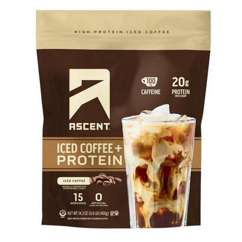 Ascent, Iced Coffee Plus Protein, 14.3 Oz