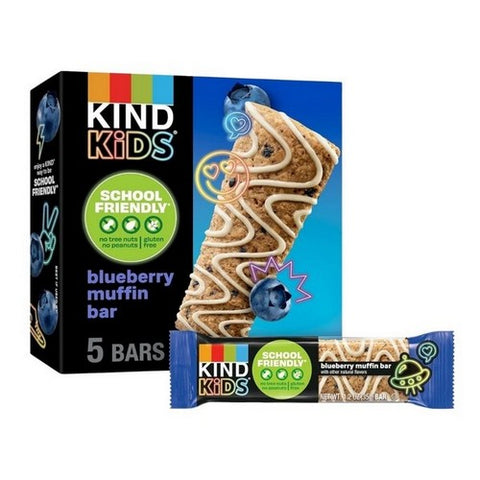 Kind, Kids Bar Oat Bluberry Muffin, 1.2 Oz / 5 Count  (Case Of 8)