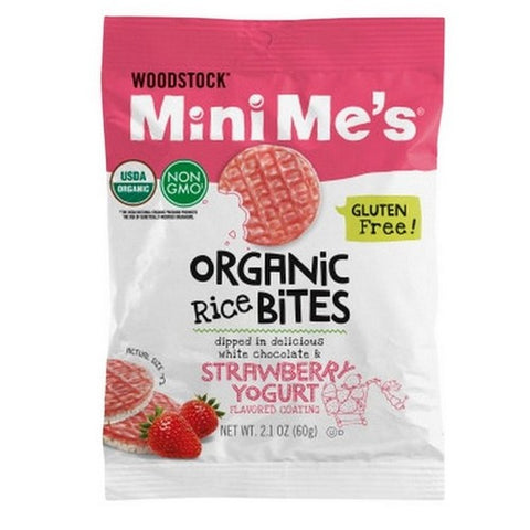 Woodstock, Organic Strawberry Yogurt Rice Bites, 2.1 Oz (Case Of 8)