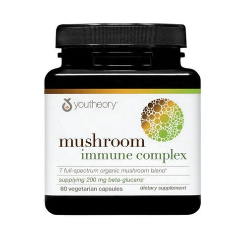 Youtheory, Mushroom Immune Complex, 60 Vegcaps