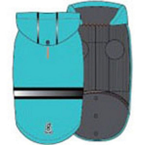 Goo-Eez Reflective Hooded Raincoat Small,Baby Blue/Grey by Goo-Eez