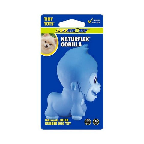 Naturflex Gorilla Latex Dog Toy Babies / 3.5 Inches, Blue by Petsport