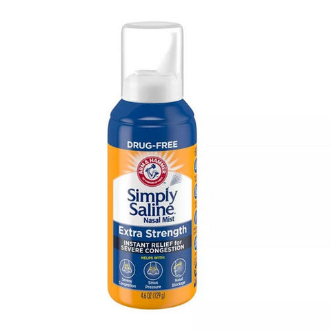 Simply Saline, Nasal Mist Extra Strength, 4.6 Oz