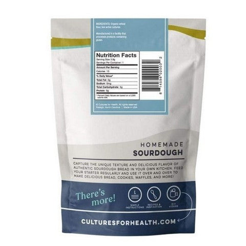 Cultures For Health, Whole Wheat Sourdough Bread Starter Culture, 0.14 Oz Cultures For Health